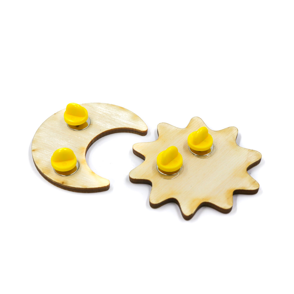 Sun vs. Moon Wooden Pin Set
