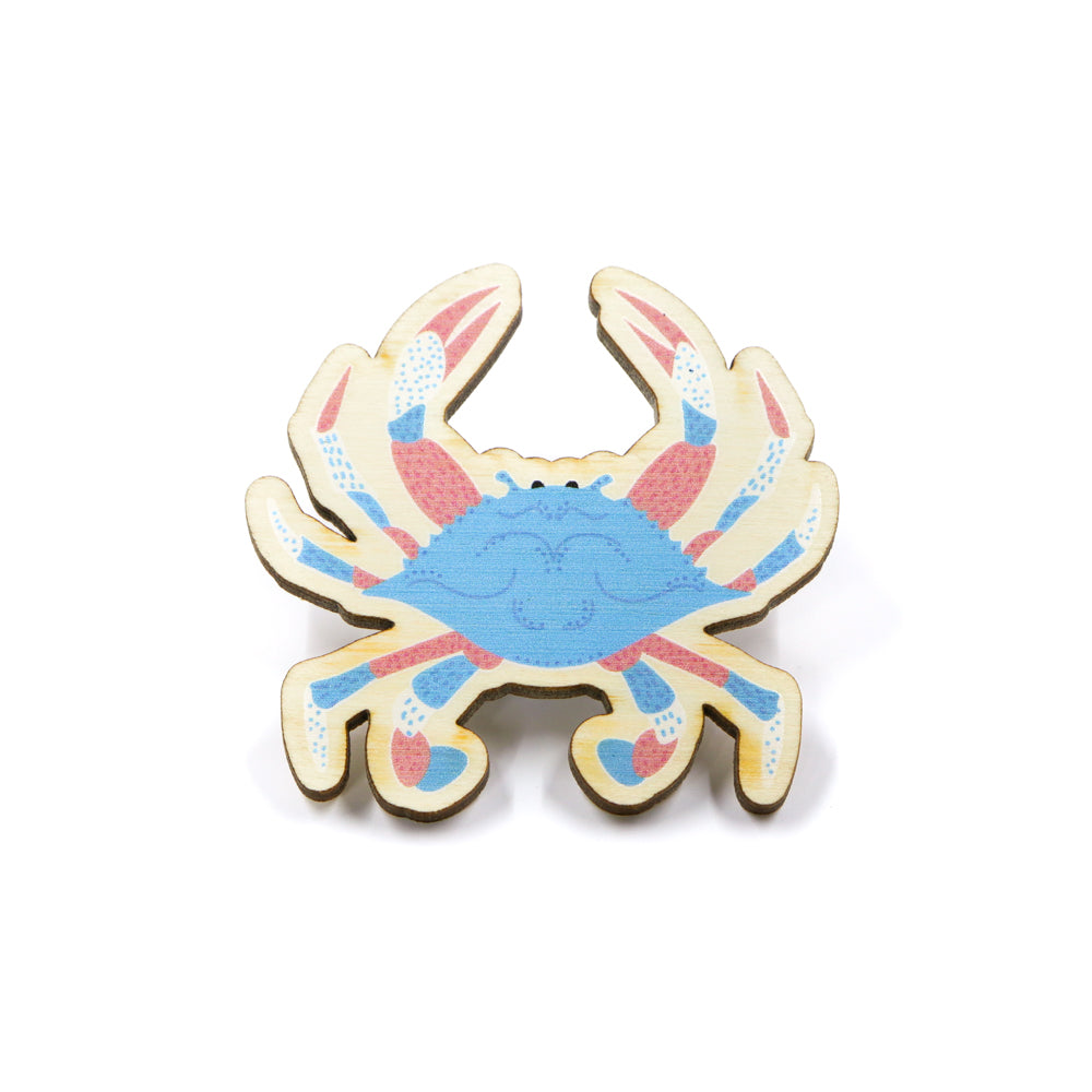 Pride Crab Wooden Pins