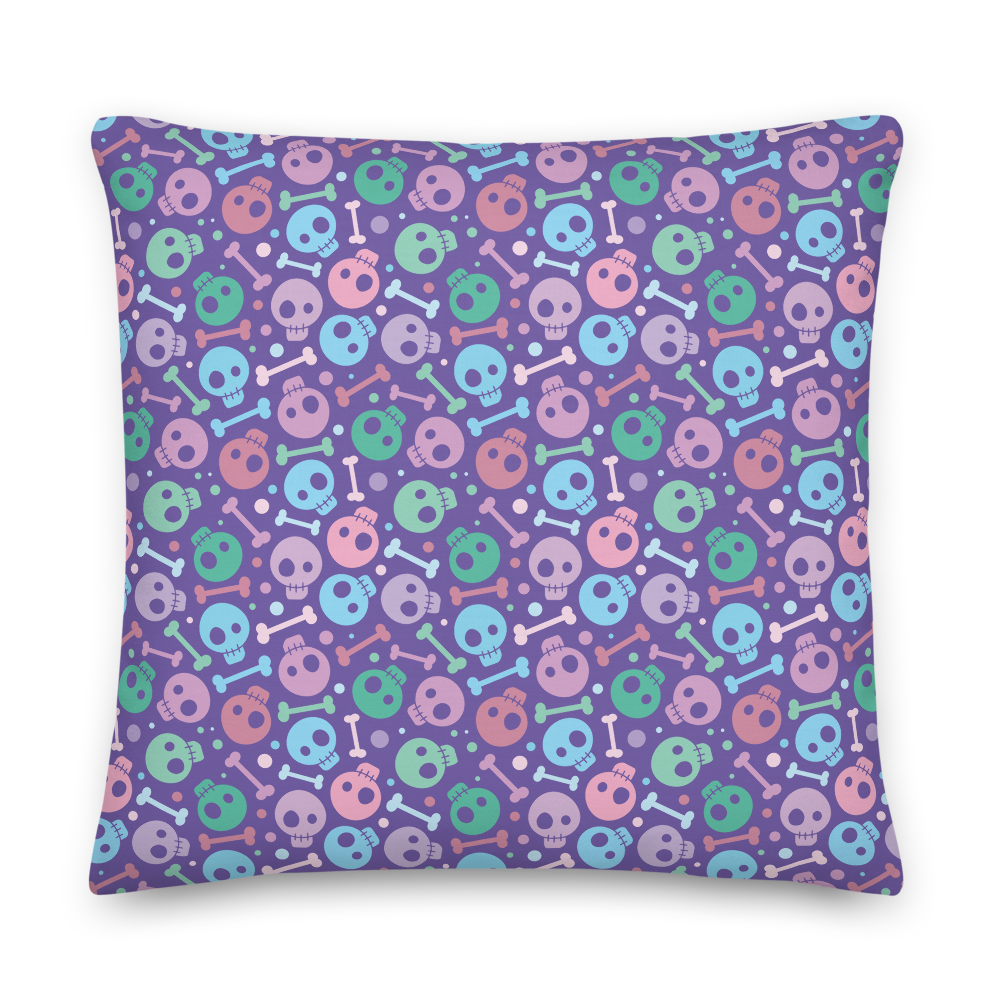 Vapor Graveyard Scene Pillow
