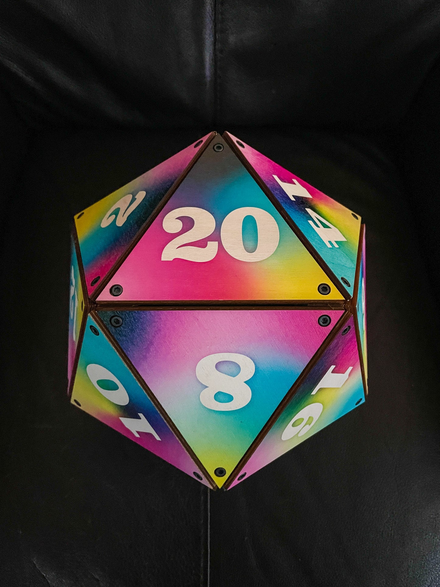 XL Wooden D20 - CUSTOM & MADE TO ORDER
