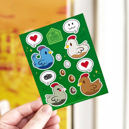 Chicken Sticker Sheet