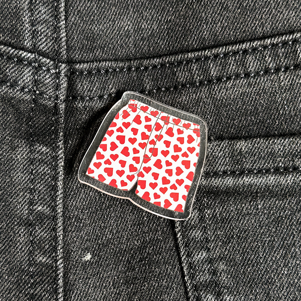 Just Carl's Boxers Acrylic Pins