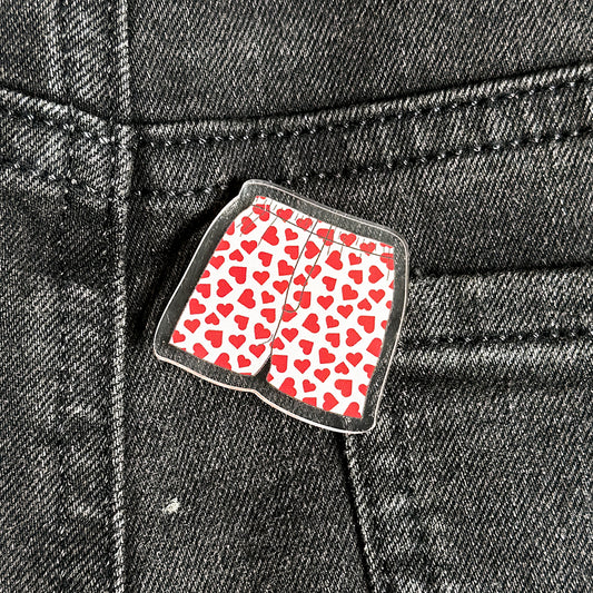 Just Carl's Boxers Acrylic Pins