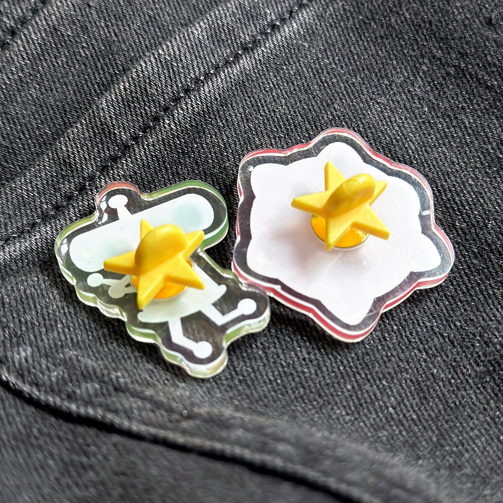 Rolling Prince Acrylic Pins