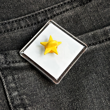 Framed Eda Acrylic Pin