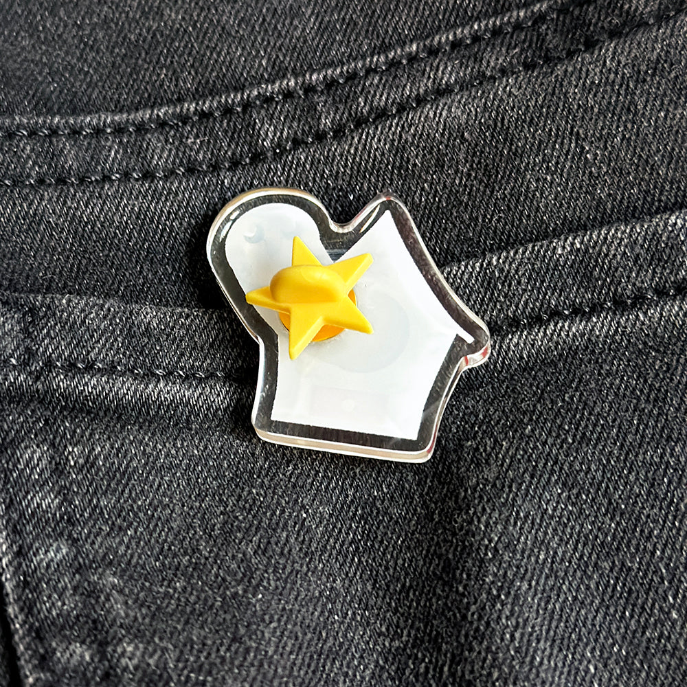 Porta-Hooty Acrylic Pin