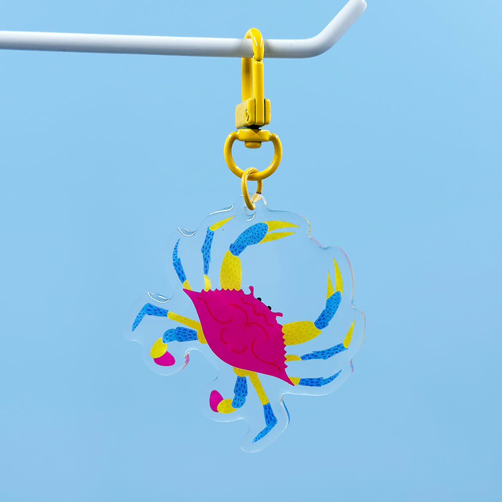 PRIDE Crab Acrylic Keychain - Pan