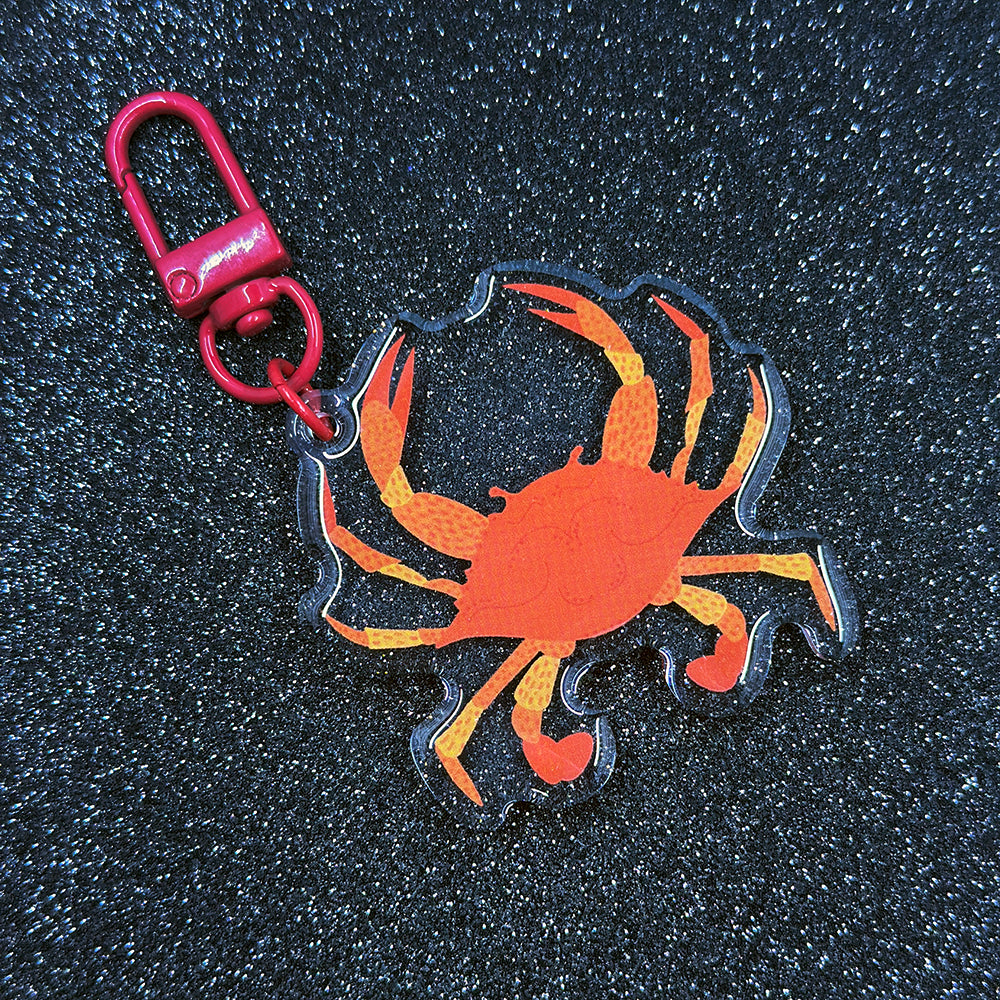 Cooked Crab Acrylic Keychain