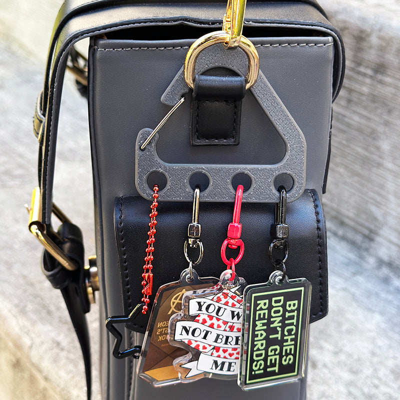 Keychain Collector Carabiner - Dark Grey