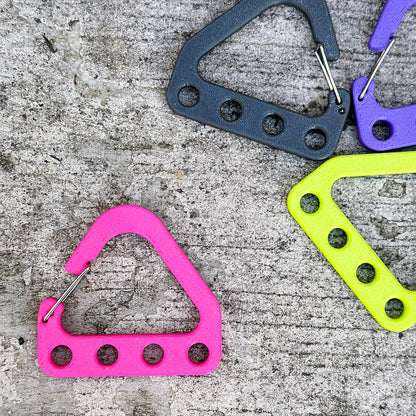 Keychain Collector Carabiner - Bright Pink