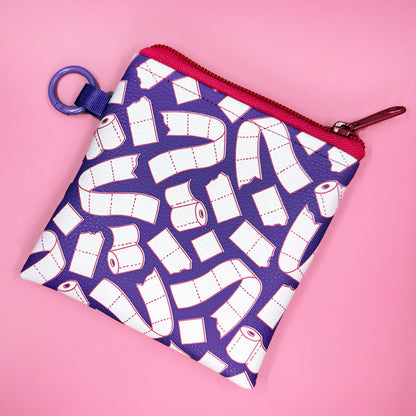 Toilet Paper Keychain Pouch