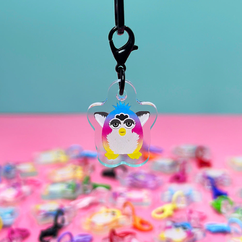 Blind Bag Fuzzball Zipper Charm