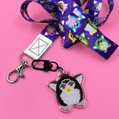 Creepy Fuzzball Lanyard