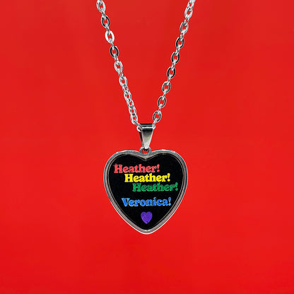 Heather & Veronica - Acrylic and Metal Necklace