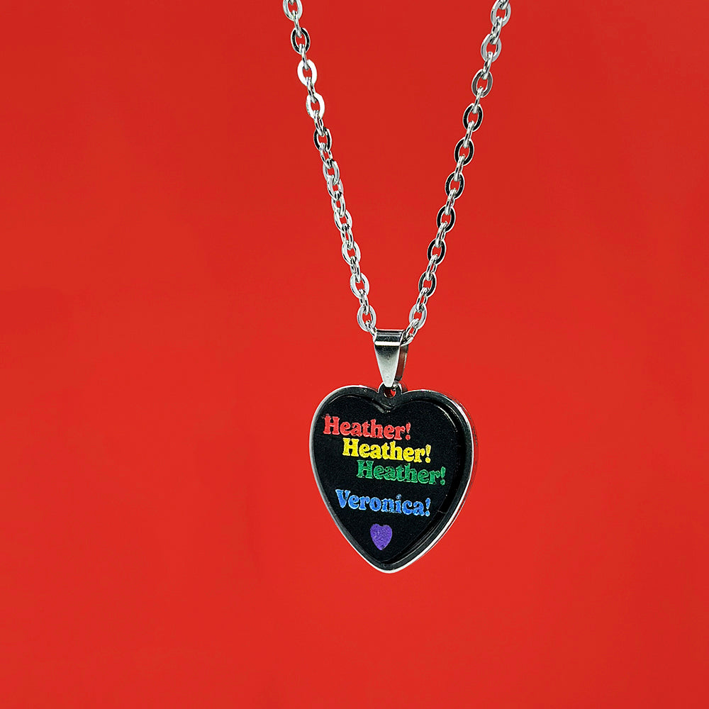 Heather & Veronica - Acrylic and Metal Necklace