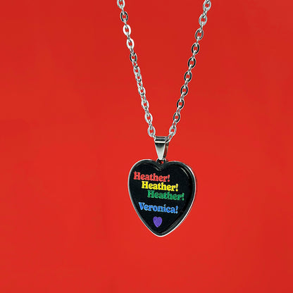 Heather & Veronica - Acrylic and Metal Necklace