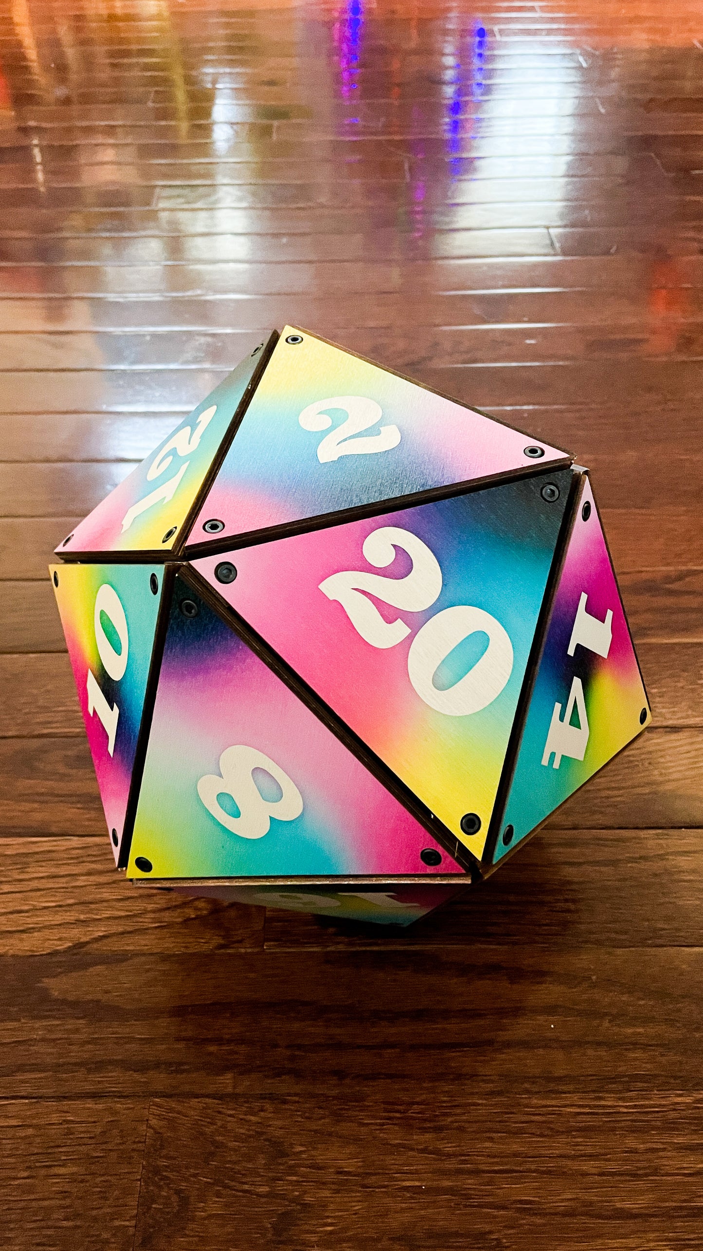 XL Wooden D20 - CUSTOM & MADE TO ORDER