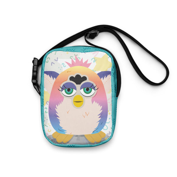 Fuzzball crossbody bag