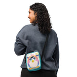 Fuzzball crossbody bag