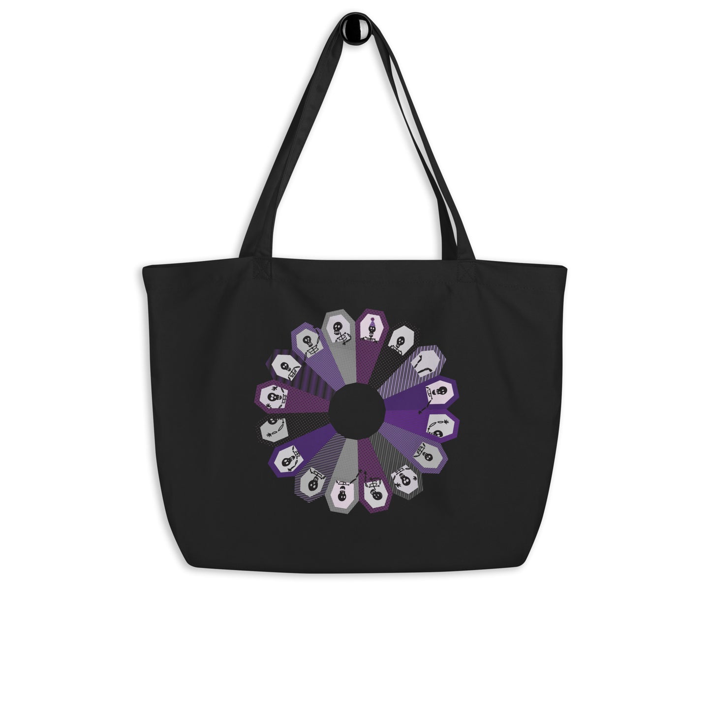 Occupied Ring of Coffins Large tote bag