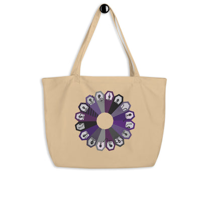 Occupied Ring of Coffins Large tote bag