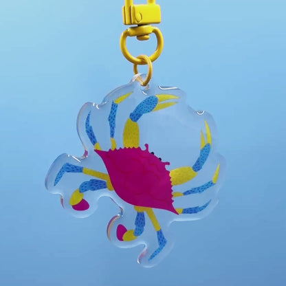 PRIDE Crab Acrylic Keychain - Pan