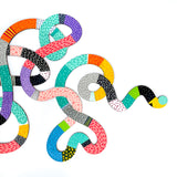 "Growing Up" Squiggle Painting
