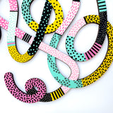 "Saved by the Bell" Squiggle Painting