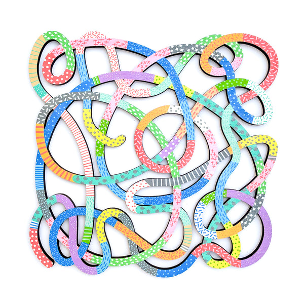 "Polly Pocket" Squiggle Painting