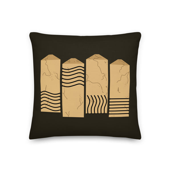 Four out of Five Elements" Pillow