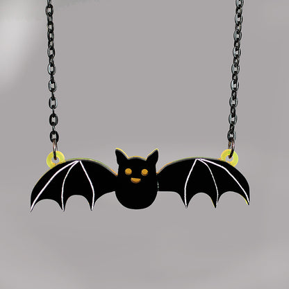 Glowing Bat Necklace