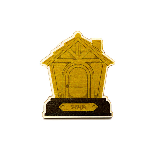 "Happy Home Trophy" Wooden Pin