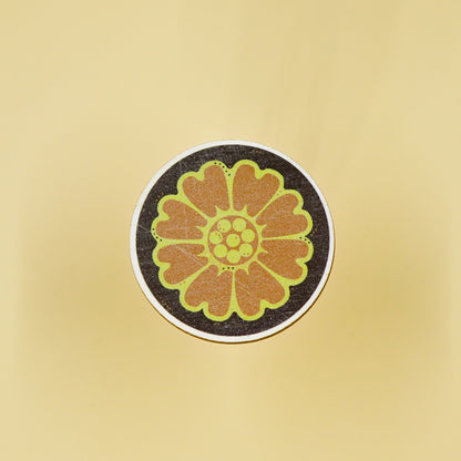 White Lotus Wooden Pin