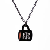 Death Before Decaf Necklace