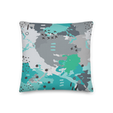 Abstract Experiment #001 Pillow