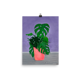 "Monstera Painting Number 1' Print