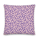 Toilet Paper Everywhere! Pillow - Vapor Purple