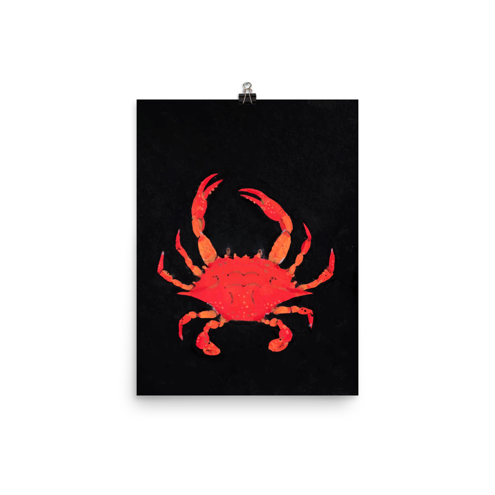 Crab Painting print