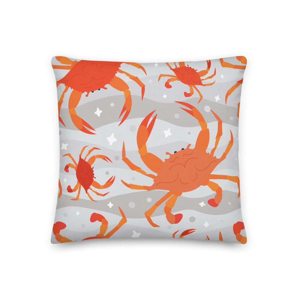 Cooked Crabs Pillow