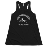 Crafty Bitches Club Flowy Racerback Tank