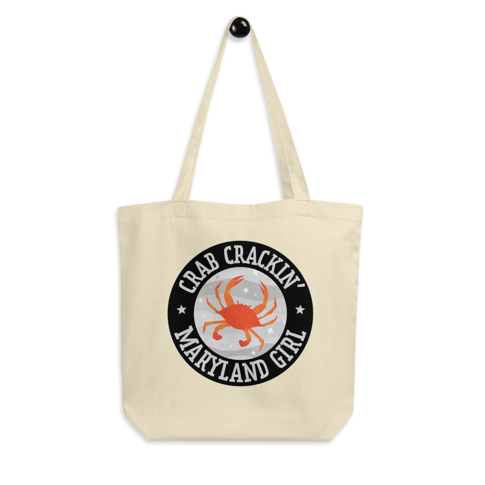 Crab Crackin' Maryland Girl Eco Tote Bag
