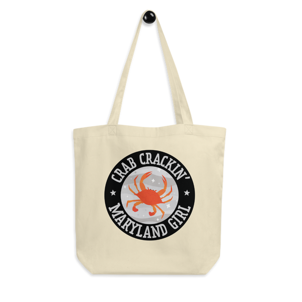 Crab Crackin' Maryland Girl Eco Tote Bag