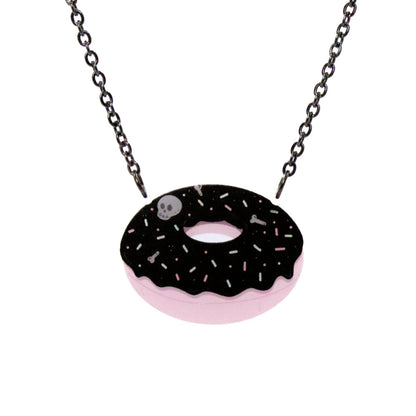 Goth Donut Necklace