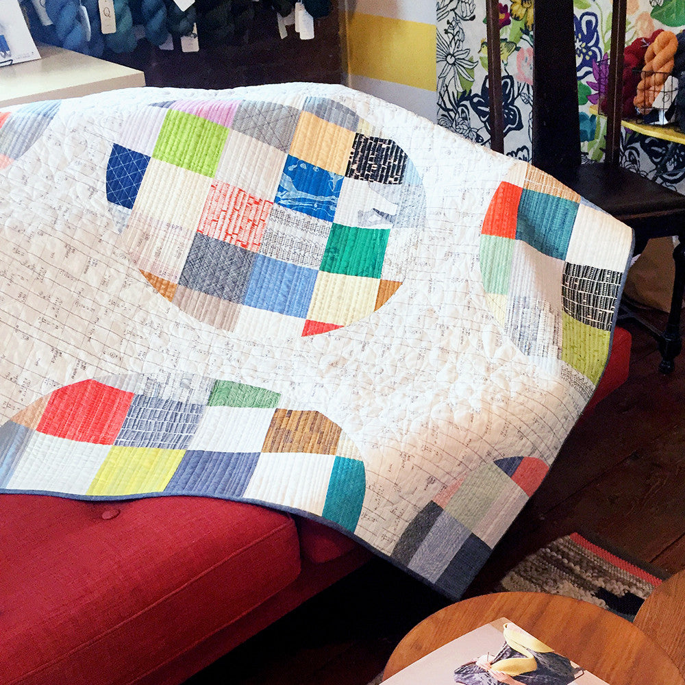 Pixelated Circles Quilt - PDF Pattern