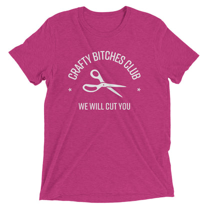 Crafty Bitches Club Tri-Blend Tshirt
